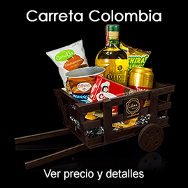 Ancheta colombiana gourmet con productos típicos para regalo en Bogotá